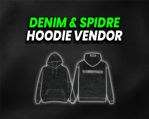 Denim & Spidre Hoodie Vendor